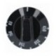 MANOPOLA NERA Diam. 50 mm 85-450C