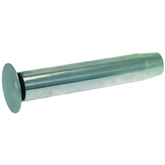 TUBO TROPPOPIENO Diam. 35x198 mm INOX