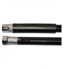 FLESSIBILE DOCCIA NERO Diam. 1/2FF 950 mm