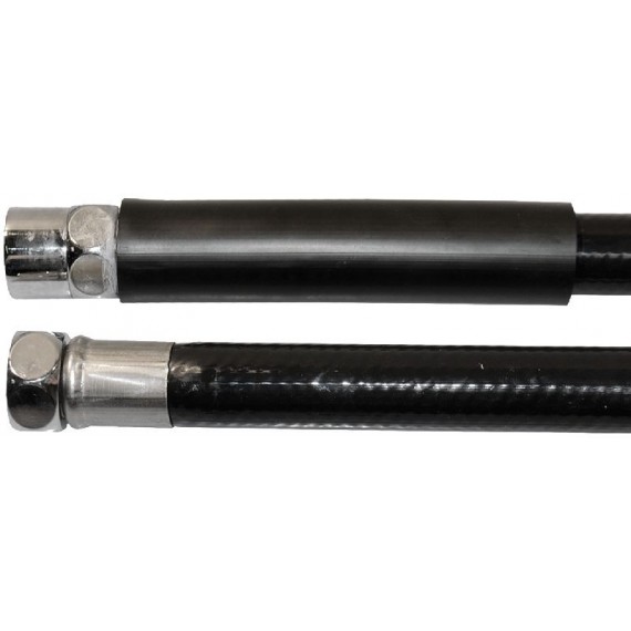 FLESSIBILE DOCCIA NERO Diam. 1/2FF 950 mm
