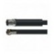 FLESSIBILE DOCCIA NERO Diam. 1/2FF 1200 mm