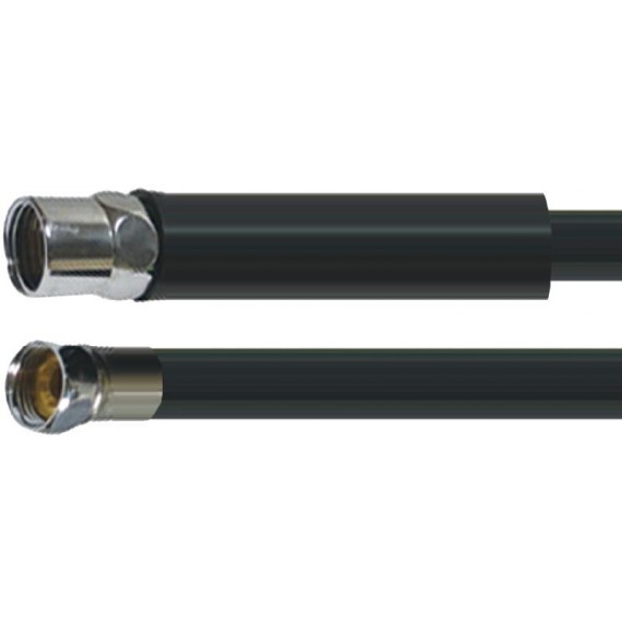 FLESSIBILE DOCCIA NERO Diam. 1/2FF 1200 mm