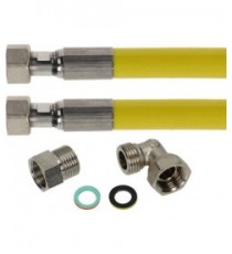 TUBO FLEX GAS TUBOGAZ Diam. 1/2FF 1500 mm