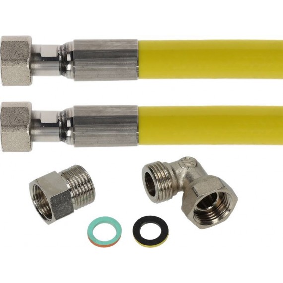 TUBO FLEX GAS TUBOGAZ Diam. 1/2FF 1500 mm