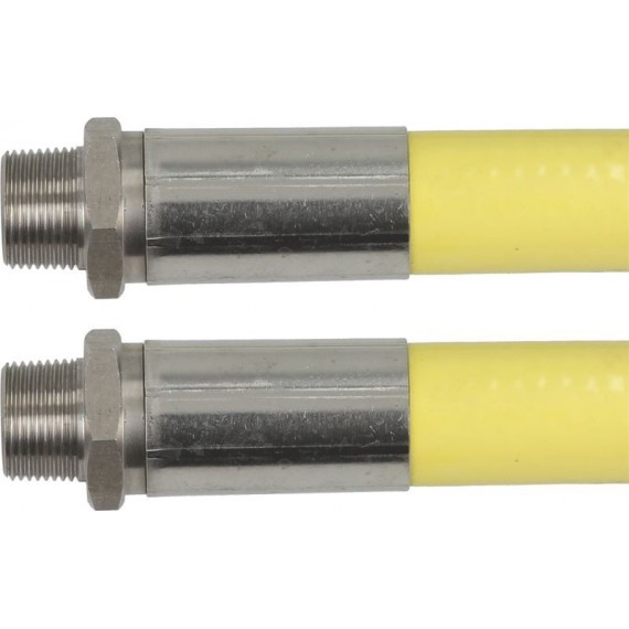 TUBO FLEX GAS TUBOGAZ Diam. 3/4MM 750 mm