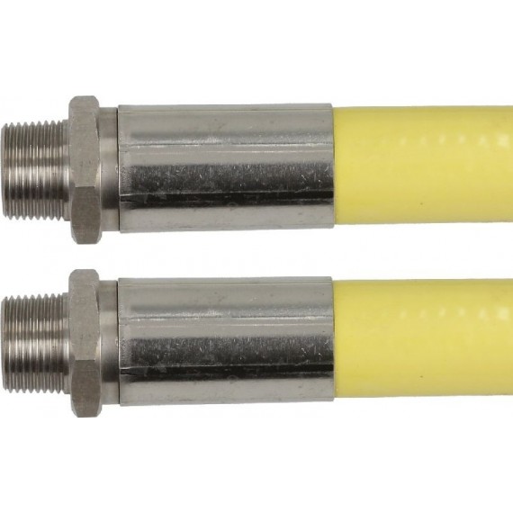 TUBO FLEX GAS TUBOGAZ Diam. 3/4MM 1000 mm