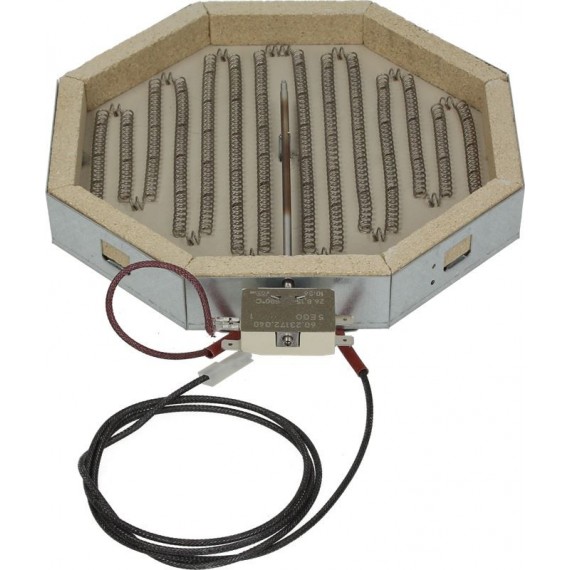 PIASTRA INCANDESCENZA OTTAGONALE Diam. 230mm