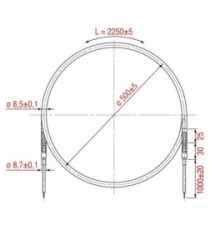 RESISTENZA CORAZZATA RSV-225 800W 230V