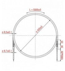RESISTENZA CORAZZATA RSV-550 2100W 230V