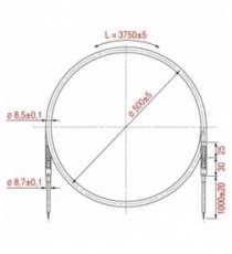 RESISTENZA CORAZZATA RSV-375 1400W 230V