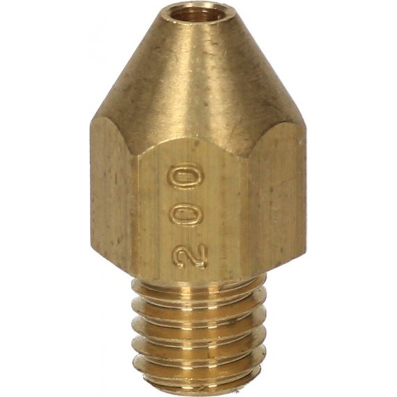 UGELLO GAS CONICO M5x0,75 Diam. 2,00 mm