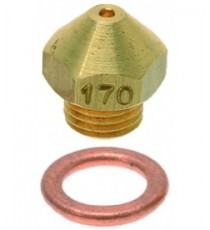 UGELLO GAS CONICO M9x1 Diam. 1,70 mm