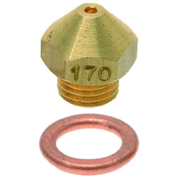 UGELLO GAS CONICO M9x1 Diam. 1,70 mm