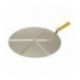 CACCIAPIZZA INOX 6 PORZIONI Diam. 45 cm