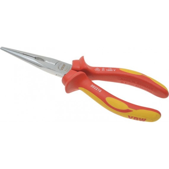 PINZA A BECCHI MEZZOTONDI VDE 200 mm