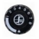 MANOPOLA MINISIT NERA Diam. 37 mm