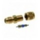 VALVOLA DI SERVIZIO 1/4sae x 1/8npt