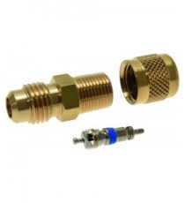 VALVOLA DI SERVIZIO 1/4sae x 1/8npt