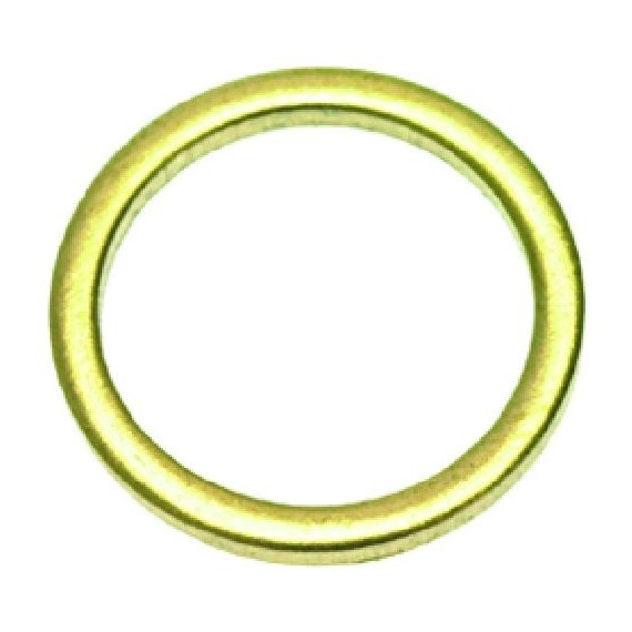 RONDELLA PIANA OTTONE Diam. 20x16x1,5 mm