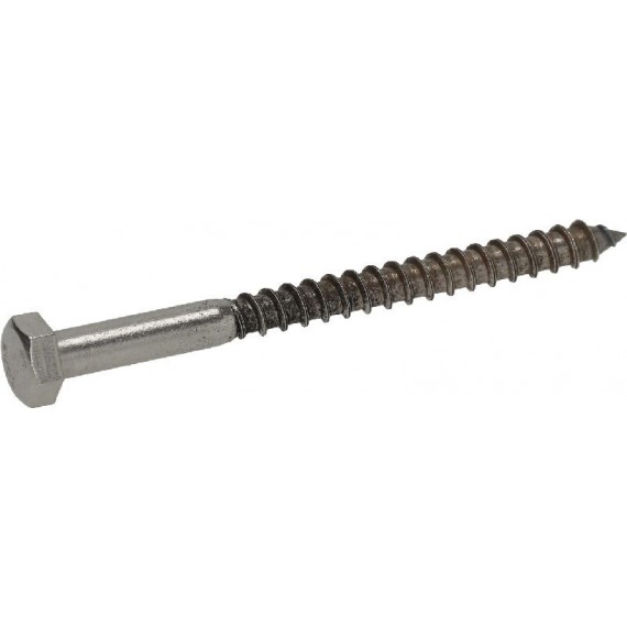 VITE PER LEGNO A TESTA ESAGONALE M8x100