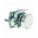PULSANTE RASATO OPACO BIANCO ZB4BA1