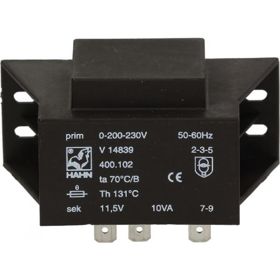 TRASFORMATORE 0-200-230V/11,5V 10VA
