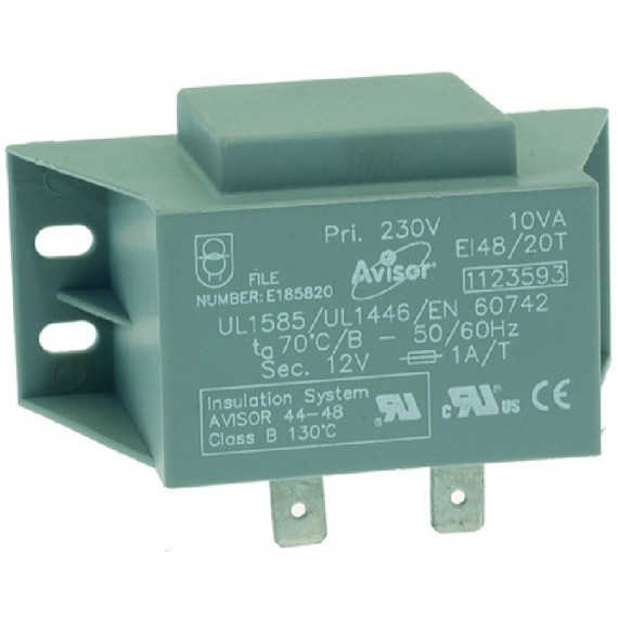 TRASFORMATORE 230V/12V 10VA