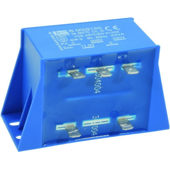 TRASFORMATORE 0-200-230V/11,5V 20VA