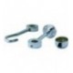 KIT FERMO A PARETE IN OTTONE