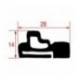 GUARNIZIONE CARRELLO FORNO 700 mm