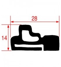 GUARNIZIONE CARRELLO FORNO 700 mm