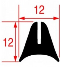 GUARNIZIONE VETRO FORNO 2400 mm