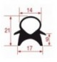 GUARNIZIONE PORTA FORNO 410x330 mm