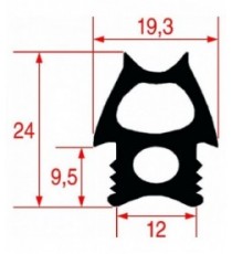 GUARNIZIONE PORTA FORNO 485x485 mm