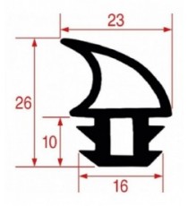 GUARNIZIONE PORTA FORNO 1435x660 mm
