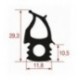 GUARNIZIONE PORTA FORNO 1475x660 mm