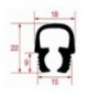 GUARNIZIONE INFERIORE PORTA FORNO 650 mm