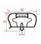 GUARNIZIONE AD INCASTRO 605x530 mm