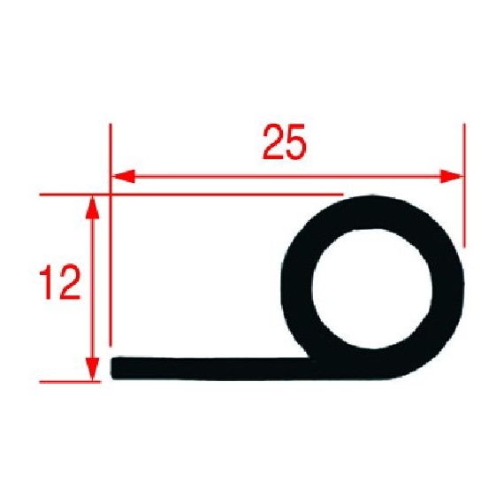 GUARNIZIONE PORTA FORNO