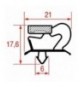 GUARNIZIONE AD INCASTRO 640x380 mm