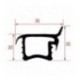 GUARNIZIONE BATTUTA CARRELLO 665x160 mm
