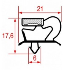 GUARNIZIONE AD INCASTRO 441x366 mm