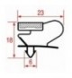 GUARNIZIONE AD INCASTRO 613x463 mm
