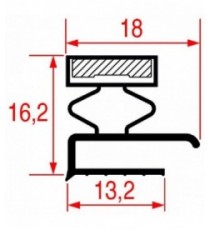 GUARNIZIONE MEZZO BORDO 565x410 mm
