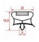 GUARNIZIONE AD INCASTRO 650x423 mm