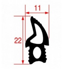 GUARNIZIONE PORTA FORNO 1260 mm