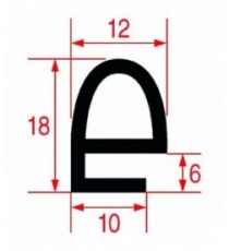 KIT GUARNIZIONE PORTA FORNO 2550 mm