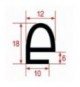 KIT GUARNIZIONE PORTA FORNO 2550 mm