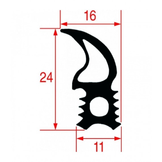 GUARNIZIONE PORTA FORNO 560x425 mm