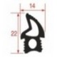 GUARNIZIONE PORTA FORNO 1762 mm